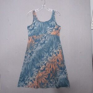 Columbia PFG Dress Medium Floral‎ Freezer III Outdoor Performance Fishing Gear